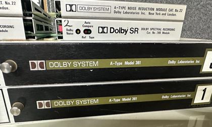Dolby-Two Dolby 361 units with A and SR